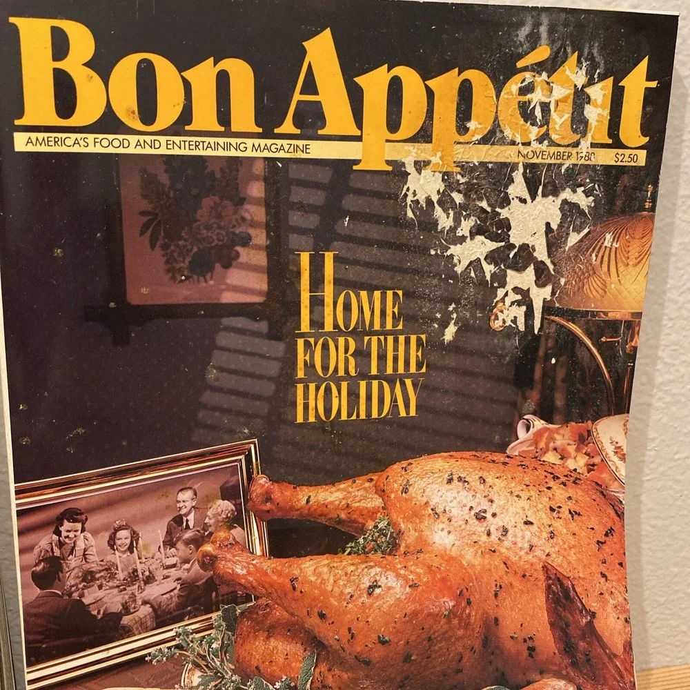 VINTAGE Lot of 3 ISSUES of BON‎ APPETIT Magazine Nov 1988, Oct Nov 1984